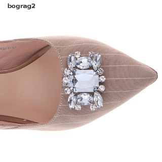 [bograg2] 1pc zapatos de mujer decoración de diamantes de imitación de aleación clips elegantes hebillas mx66