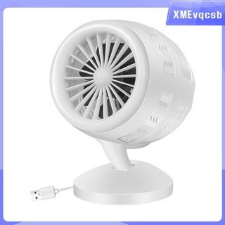 [xmevqcsb] ventilador de escritorio usb, pequeño ventilador portátil silencioso para mesa de escritorio, ajuste 5-20 para una mejor refrigeración, 2 velocidades