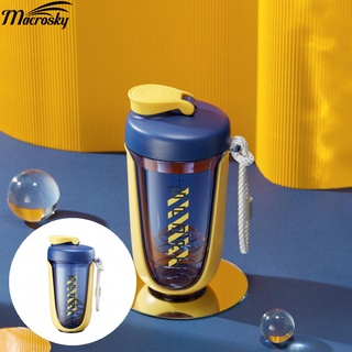 macrosky_ botella deportiva de silicona delicada coctelera decorativa de proteínas ampliamente utilizada para uso diario