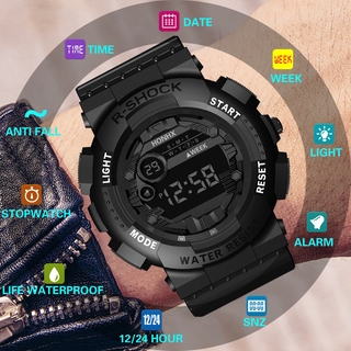 honhx reloj digital led deportivo de lujo para hombre/reloj electrónico para exteriores