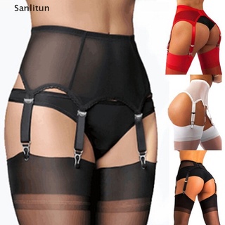 sanlitun sexy lencería para mujer mallagarter cinturón vestido de cintura alta 6 liguero g-string club venta caliente