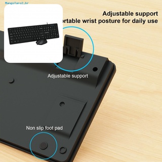 Mangotaro2.br teclado ligero 1600DPI diseño simétrico USB ratón ambas manos para oficina