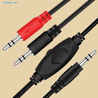 iyongti plug play cable de audio de 3,5 mm macho a macho auriculares sin conductor cable auxiliar de audio universal para pc