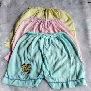 (3 piezas) pantalones cortos bordados para bebé
