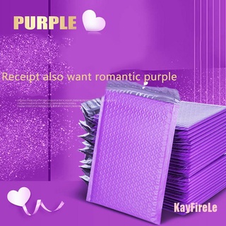 Kayfirele 10pcs 7x en Poly Bubble Mailer púrpura auto sellado sobres acolchados/bolsas de correo