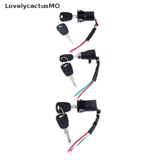 LovelycactusMO 1 Pieza Universal Interruptor De Encendido De Motocicleta Llave Con Alambre Para Accesorios De Scooter [Caliente] (1)