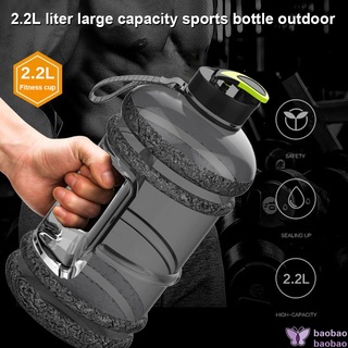 L botella de agua grande portátil para gimnasio al aire libre, deportes, entrenamiento, Fitness