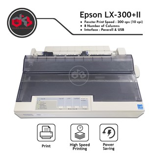Dot matrix Epson LX-300 + II - impresora, Etc.