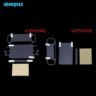 Abongsea Protector de pantalla frontal y trasera para PS Vita PSV1000/2000 HD transparente (1)