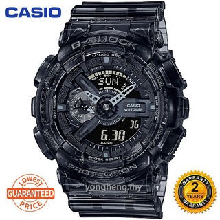 G-shock G-SHOCK transparente hielo resistente negro Samurai impermeable reloj G /2000SKE reloj de pulsera hombres deportes cuarzo gshock
