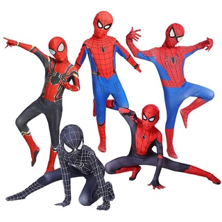 Spiderman Cosplay Disfraz de niños/spiderman disfraz para niño de superhéroe disfraz de Halloween Christmas Hero No Return Disfraz Jumpsuit (3)