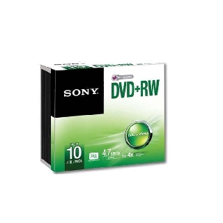 Sony DVD+RW 4.7GB Case 10