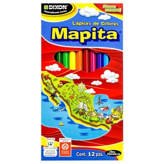Lápices de colores Mapita largos con 12 piezas (1)