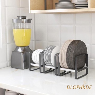 dlophkde soporte de placa de cocina de metal tazón de almacenamiento de platos de secado estante estante organizador