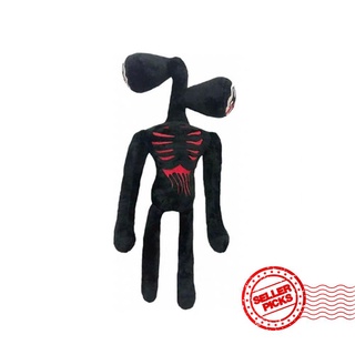 40cm sirena cabeza de peluche juguete blanco negro rojo peluche muñeca juguetes, juguete de peluche personaje de terror y7u0