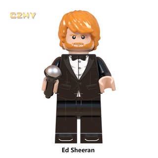 Listo STOCK Ed Sheeran Famoso Cantante Minifiguras Bloques De Construcción Juguetes (4)