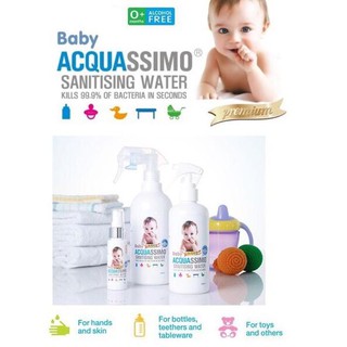 Acquassimo bebé desinfectante agua/Acquasimo todo tipo 40 ml/100 ml/300 ml/500 ml (1)