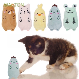 WALTON interactivo gato juguete de peluche almohada masticar juguete Catnip juguete rascador mordedura práctica gatito mascotas suministros (1)