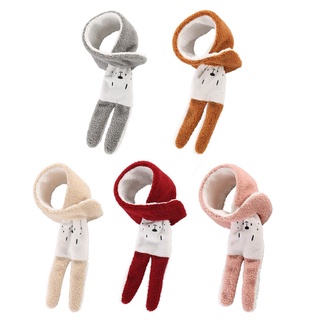 (girlsmall) bufanda para niños bebé imitación piel de cordero otoño invierno cálido cuello chal bufandas