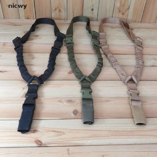 nicwy tactical single point rifle sling hombro airsoft paintball militar pistola correa mx