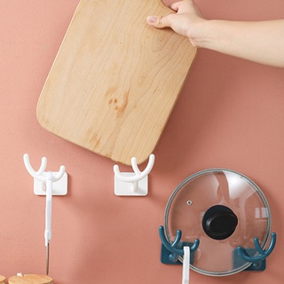 mok. soporte de pared estante de almacenamiento antler olla cubierta para platos organizador herramientas de cocina (4)