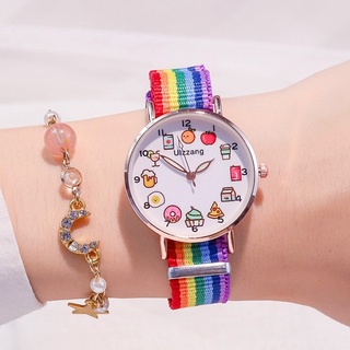 Reloj Deportivo Para Mujer Arco Iris Moda Casual (Sin Pulsera) (1)