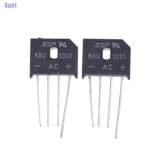 Sun1> 2Pcs Kbu1010 10 0V monofásico diodo rectificador puente