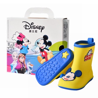 Disney Niños Zapatos De Lluvia Mickey Minnie Y Niñas Antideslizante Impermeable Goma De Los Botas Bebé Agua11.22 (9)