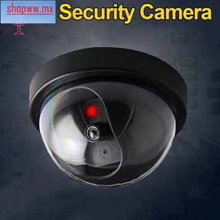 Por cámara de seguridad simulada falsa domo cámara simulada con luz LED Flash