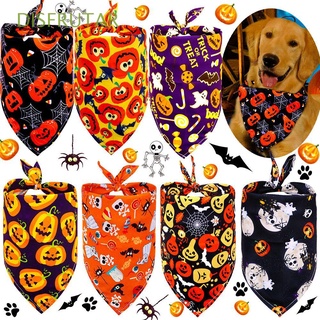 disfrutar mascotas suministros perro bufanda perro estilo halloween mascota bandanas lindo calabaza triángulo bufanda pañuelo babero feliz halloween gato cuello bufanda