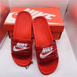Sandalias Nike Benassi deslizamiento en los hombres sandalias zapatillas Swoosh Benassi