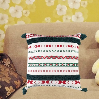 [dynwave1] funda de almohada hecha a mano con borla de navidad fundas de almohada