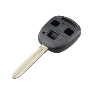 [chuanshanjia]cuchilla de 3 botones sin cortar remoto llave del coche shell caso fob cubre accesorios de coche