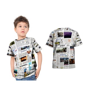 Brújula periódico camisas niños