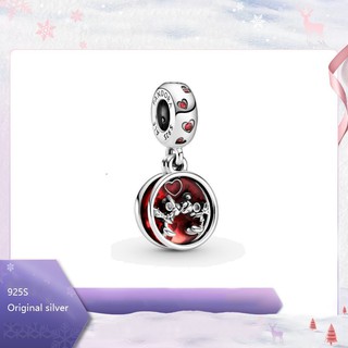 Disney Mickey Mouse & Minnie Mouse Love and Kisses Dangle Charm