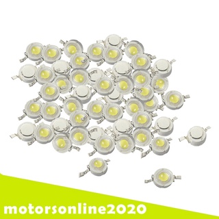 [motorsonline2020] 50 pzs diodos led emisores de luz para fabricación de modelos, 6 mm, 1 w, blanco (7)