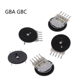 sym☁ 5 interruptores de volumen de repuesto para Game Boy GB GBA GBC potenciómetro de la placa base (4)
