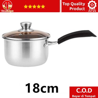 Utensilios de cocina de acero inoxidable de 18 cm - KC0406 TitanGadget