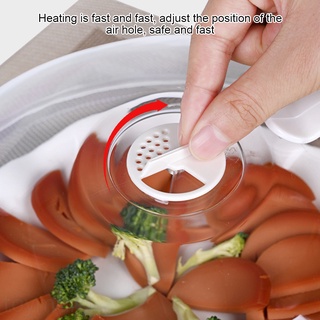 TM-Food Splatter Cubierta Horno Microondas Antisalpicaduras Tapa Con Ventilación De Vapor Cocina Alimentos Salpicaduras Guardia (6)