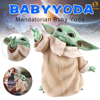Sl Mandalorian War Star Little Baby YODA adornos estatua figura juguetes para niños