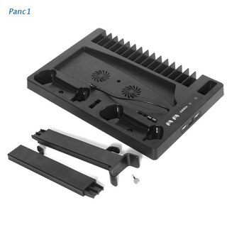 Panc1 Disc Holder Dual Charger Earphone Holder Cooling Vents Fan With HUB For S-ONY Play-Station 5 PS5 Console Dock Mount Hold
