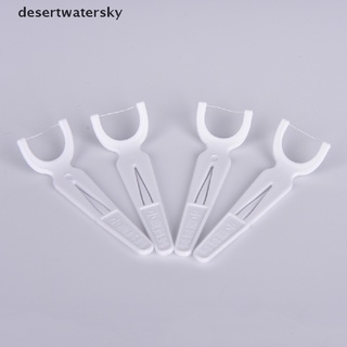 desertwatersky 30 unids/caja palos salud dientes limpios púas hilo dental flosser palillos de dientes dws
