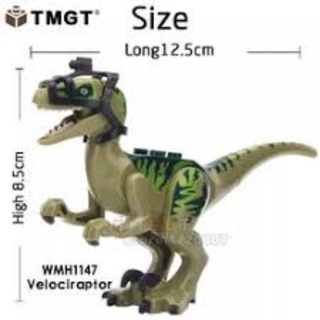 Lego Dino Velociraptor Charlie NO DUS jurásico parque mundial dinosaurio Bootleg