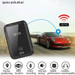 quecaokahai gf09 magnético gsm mini gps tracker en tiempo real localizador dispositivo para coche mx