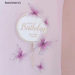 leesisters1 decoración para tartas de mariposa, feliz cumpleaños, tartas, pintadas a mano, boda mx