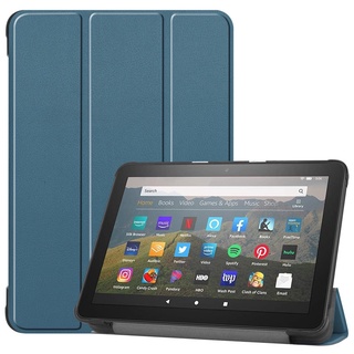 Funda para Amazon Fire HD 8 2020/HD 8 Plus caso tablet soporte smart cover para Amazon Fire 2020 8.0 caso shell+stylus