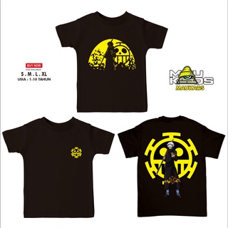 Una pieza Trafalgar D Water Law niños camiseta pirata corazón Anime camiseta - Wantshirt
