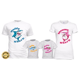 Family 2 Kids Baby Shark Pink - camisa familiar - camisa familiar