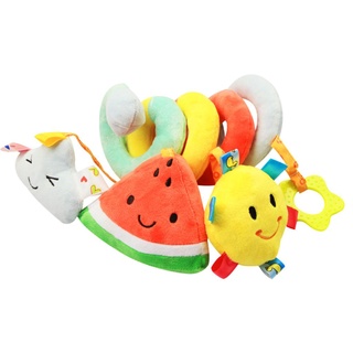 ✲Hacer♣Cama de bebé cuna espiral relleno fruta incorporado sonda, mordedor viento campanillas juguete educativo para niños/niñas (7)