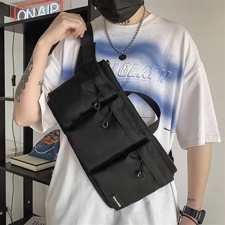 bolsa de pecho de los hombres de verano de los hombres bolsa de mensajero bolsa nacional marea de la marca casual japonés bolso de hombro de los hombres bolsa de verano 2021 nuevo